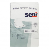Пеленка впитывающая Seni Soft Basic 60х60, №10
