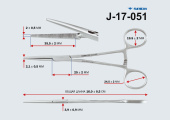 Зажим кровоостанавливающий прямой № 1, 160мм, J-17-051