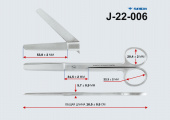 Ножницы тупоконечные прямые 165 н-6s (Пакистан,J-22-006)