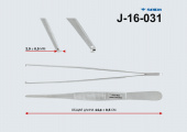 Пинцет хирургический 145 мм,  J-16-031