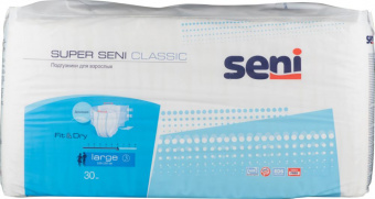Подгузники для взрослых Seni Super Classic large 30 шт