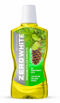 Ополаскиватель рта Zero White с экстрактом коры дуба и пихты 370мл