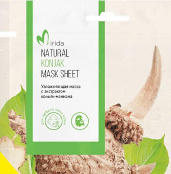 Маска Mirida увлажняющая с экстрактом коньяк-маннана №1