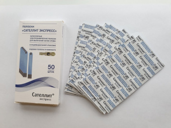 Тест-полоски Сателлит экспресс 50 шт