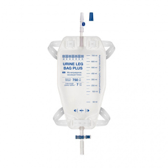 Мочеприемник 0,75 л носимый, трубка 30 см, выдвижной кран, (Mederen)