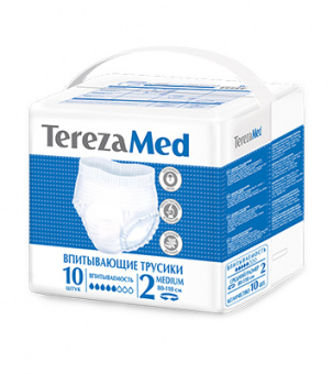 Трусы-подгузники для взрослых TerezaMed Medium (№2) уп.10