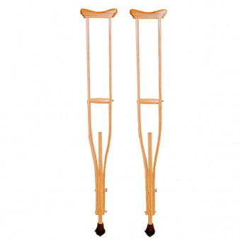 Костыли подмышечные деревянные 02-КИ с УПС