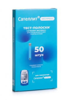 Тест-полоски Сателлит экспресс 50 шт